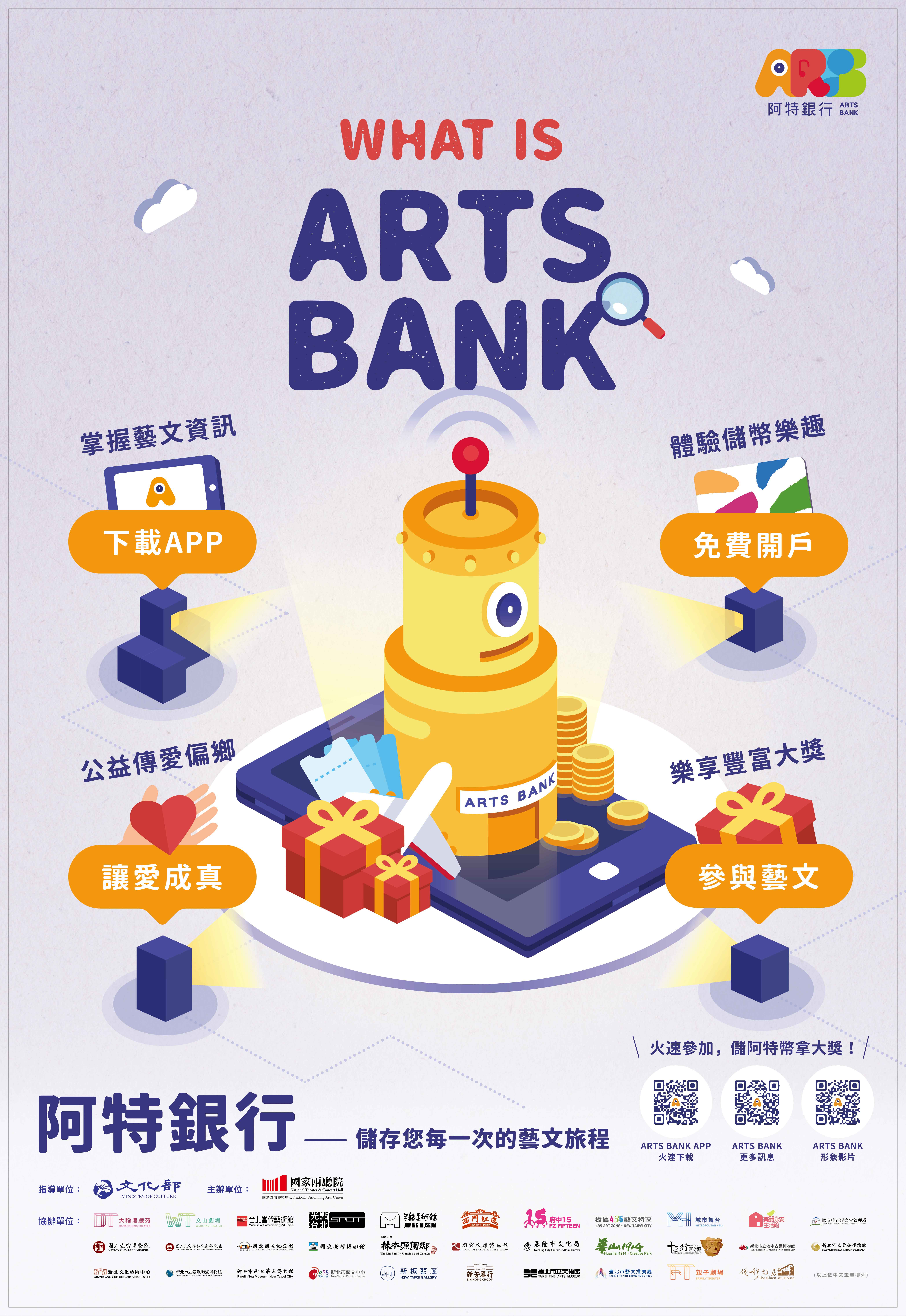 「阿特銀行 Arts Bank」儲存你的藝文旅程 豐富你的藝趣人生